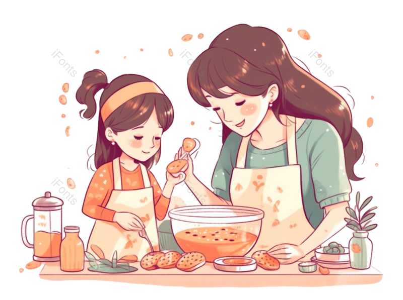 节日图片,母亲节元素,幸福PNG,女人免抠素材